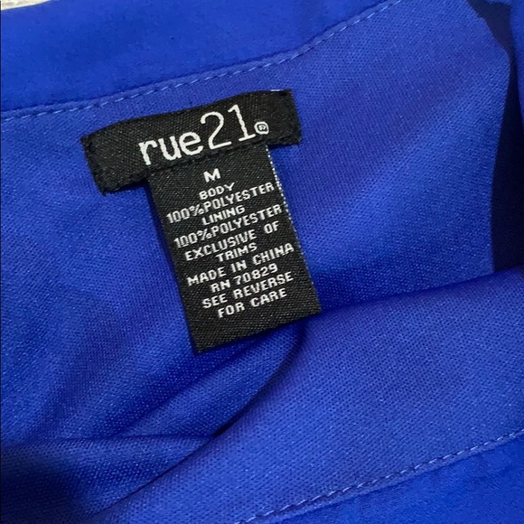 Blue spaghetti strap dress - Picture 2 of 2